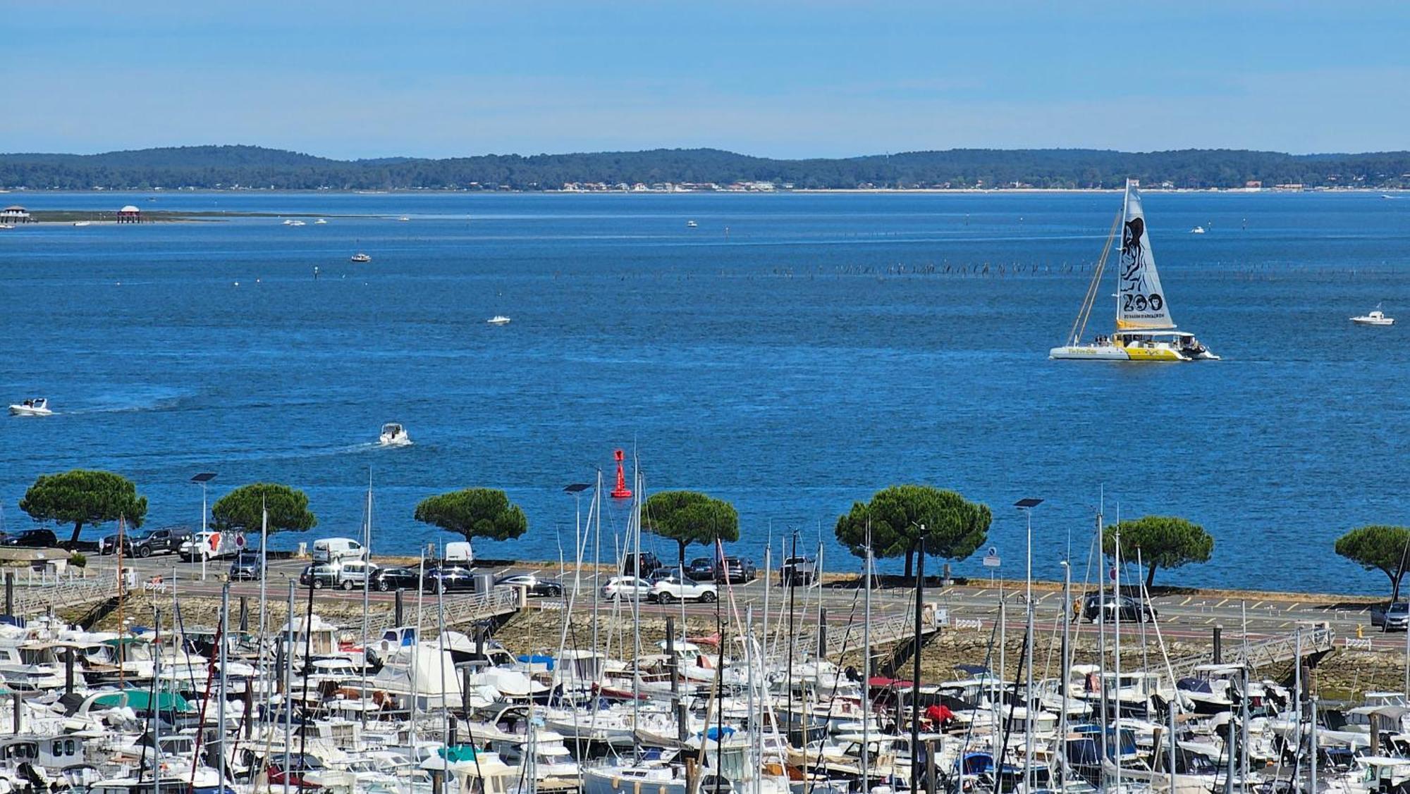 Апартаменты Vue Panoramique Sur Bassin,Piscine Et Terrasse Аркашон Экстерьер фото